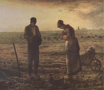 Jean Francois Millet The Angelus (Evening Prayer) (mk22) Sweden oil painting art